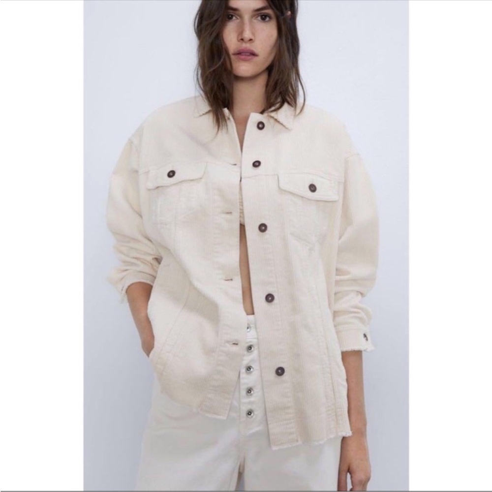 oversized corduroy jacket